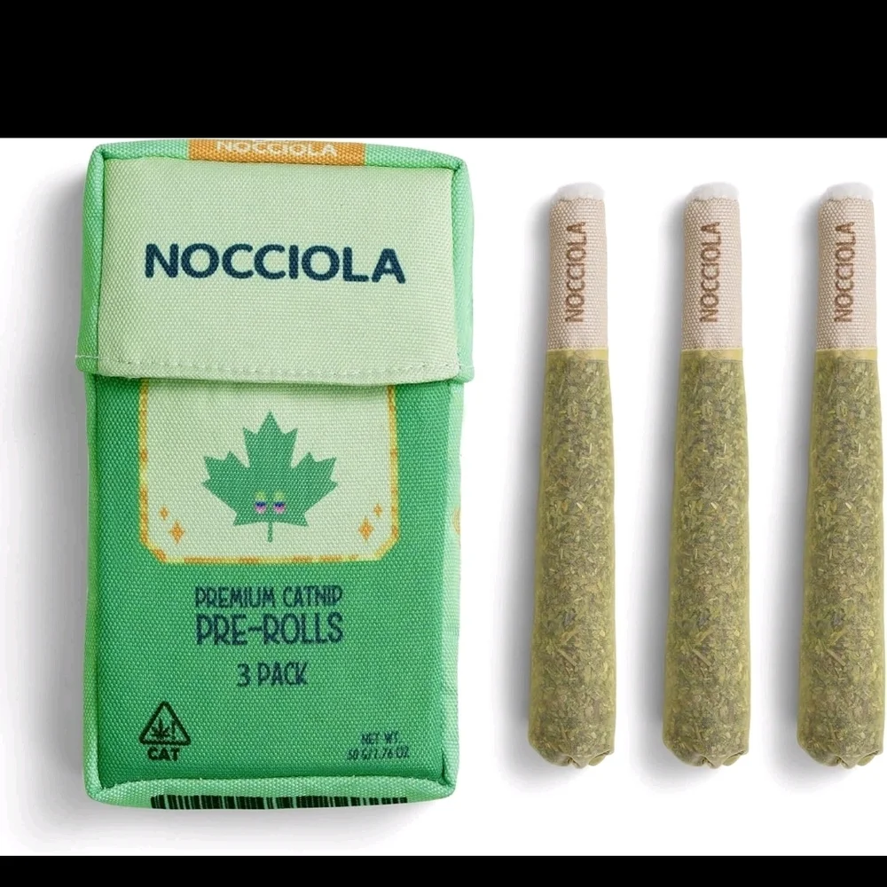 Nocciola Premium Catnip Pre-Rolls 3-Pack - Green